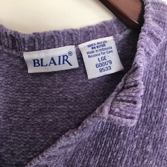 Vintage Lavender Sweater, Blair, Size L - Picture 6 of 12